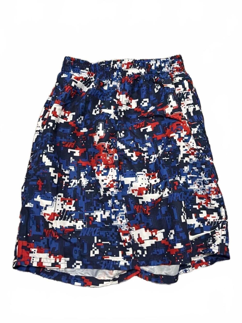Nike Boys Swim Trunks Shorts XL Blue Red White